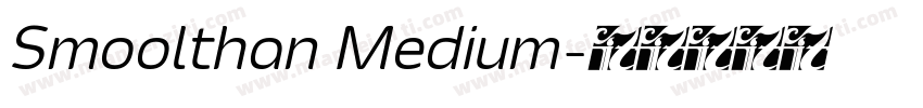 Smoolthan Medium字体转换